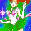 Sailor Jupiter Sailor Moon paint by numbers