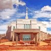 Snowflake Arizona Temple paint by numbers