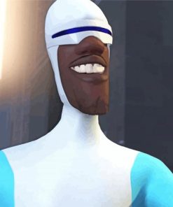 The Incredibles Character Frozone paint by numbers