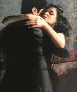 Couple Hugging Fabian Perez Paint by numbers