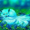 Adorable Blue Fox Paint By Number