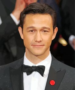 Joseph Gordon Levitt In Suit Paint By Number