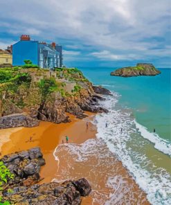 South Wales Coast Landscape Paint By Number