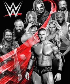 Wwe Poster Paint By Number