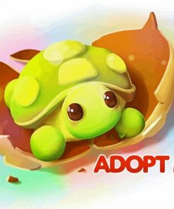 Adopt Me Turtle Paint By Number