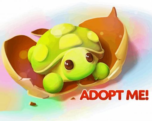 Adopt Me Turtle Paint By Number