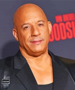 American Celebrity Vin Diesel Paint By Number