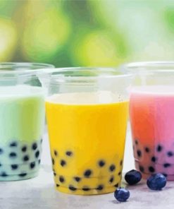 Boba Drinks Paint By Number