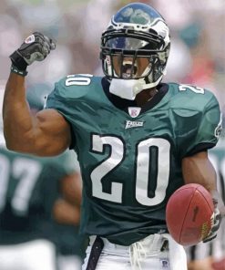 Brian Dawkins American Football Player Paint By Number