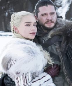 Daenerys And Jon Snow Paint By Number