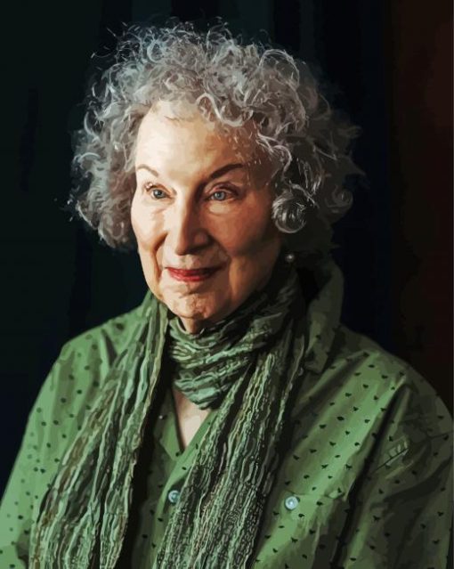 Famous Poet Margaret Atwood Paint By Number