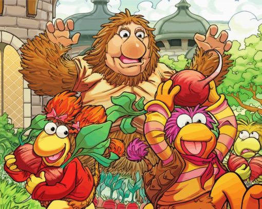 Fraggle Rock Animated Serie Paint By Number