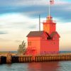 Holland Michigan Lighthouse Paint By Number