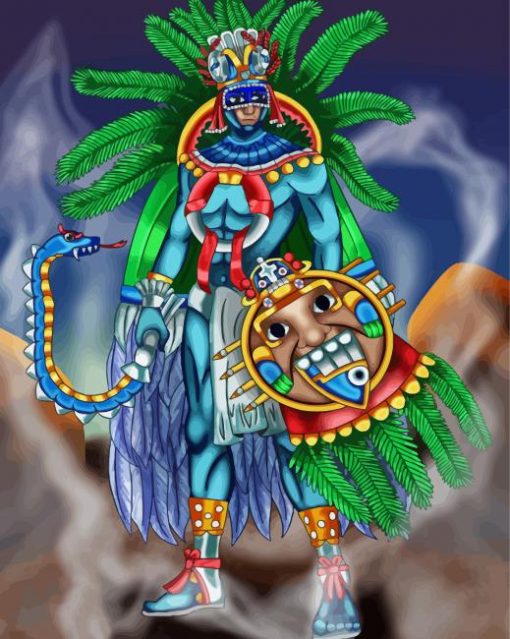 Huitzilopochtli Art Paint By Number