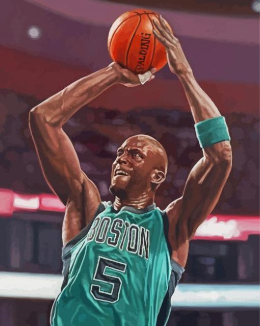 Kevin Garnett Boston Celtics Player Paint By Number