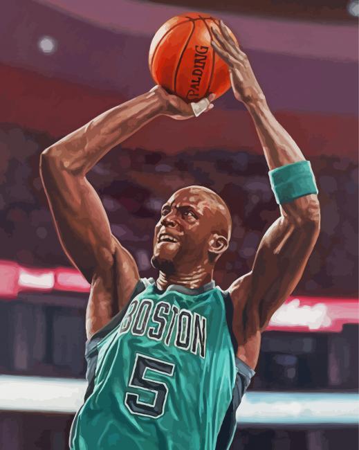 Kevin Garnett Boston Celtics Player Paint By Number