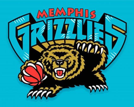 Memphis Grizzlies Paint By Number