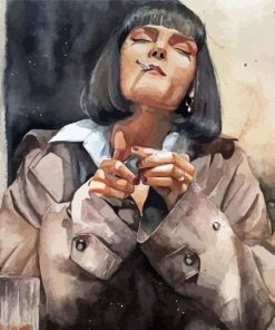 Mia Wallace Pulp Fiction Paint By Number