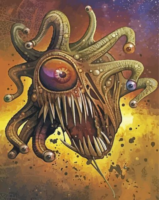 Monster Beholder Paint By Number