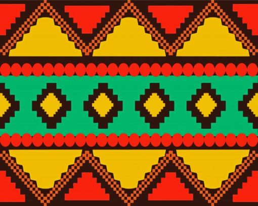 Native American Design Paint By Number