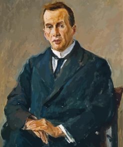 Professor Richard Cassirer By Max Liebermann Paint By Number