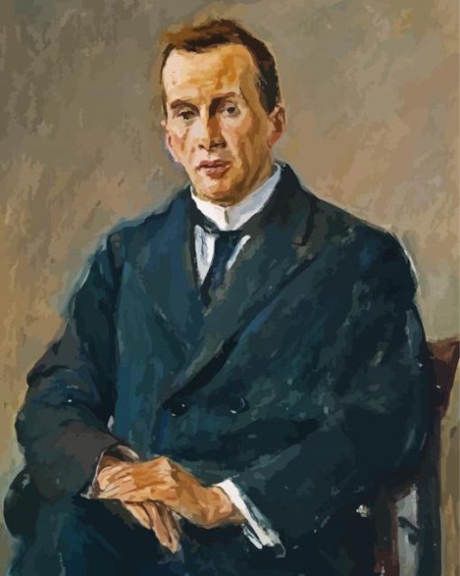 Professor Richard Cassirer By Max Liebermann Paint By Number