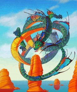 Shenron Illustration Paint By Number