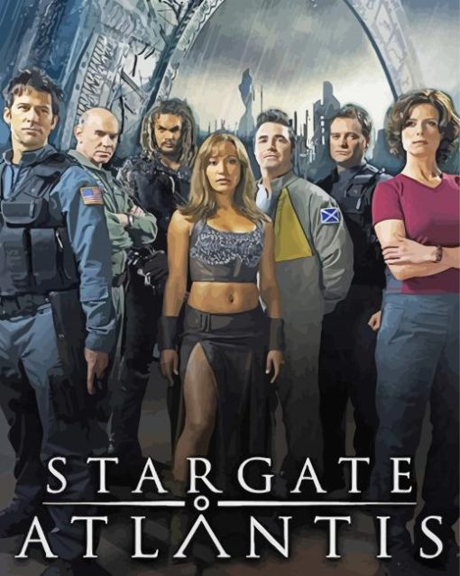 Stargate Atlantis Poster Paint By Number