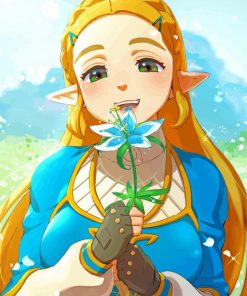 The Princess Zelda Paint By Number