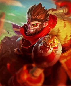 League Of Legends Wukong Champion Paint By Number