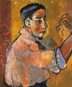 Young Man With A Goatee By Natalia Goncharova Paint By Number