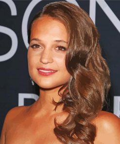 Alicia Vikander Paint By Number