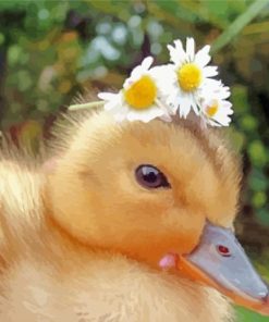 Animals With Flower Crown Paint By Number