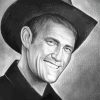 Black And White Chuck Connors Art Paint By Number