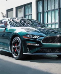 Bullitt Mustang Paint By Number