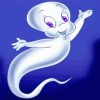 Casper Cartoon Paint By Number