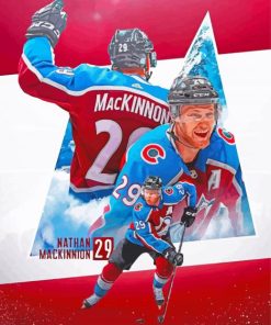 Cool Nathan MacKinnon Paint By Numbers