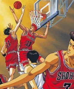 Cool Slam Dunk Paint By Number