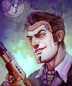 Handsome Jack The Villain Art Paint By Number