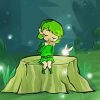 Little Saria Legend Of Zelda Paint By Number