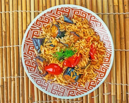 Pilau Rise With Vegetables Paint By Number