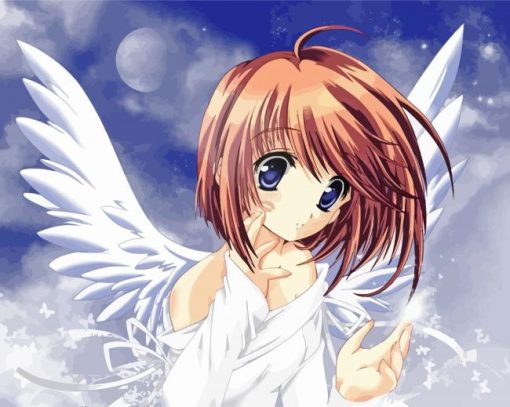 Pretty Anime Angel Paint By Number