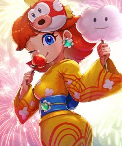 Princess Mario Daisy Paint By Number