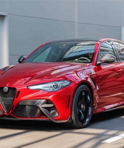 Red Giulia Paint By Number