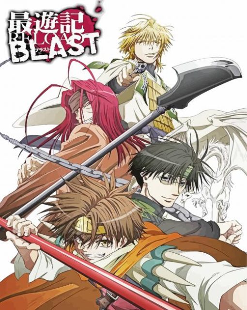 Saint Saiyuki Poster Paint By Number