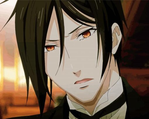 Sebastian Michaelis Black Butler Anime Character Paint By Number