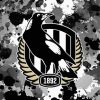 Splatter Collingwood Fc Logo Paint By Number