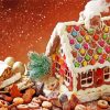 Tasty Gingerbread House Paint By Number