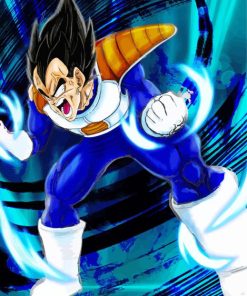 Vegeta Powering Up Paint By Number