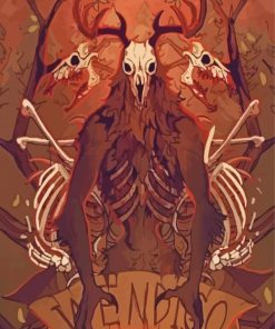 Wendigo Poster Art Paint By Number